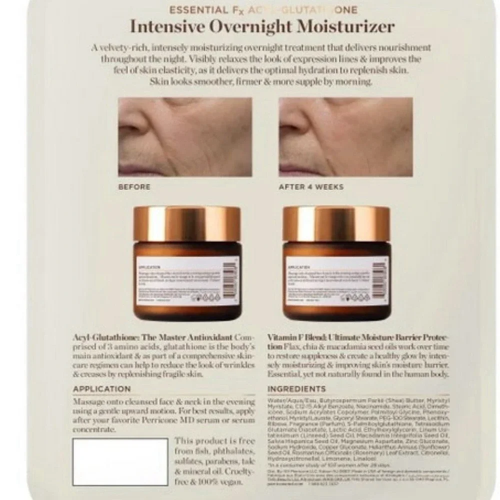 Perricone MD Essential Fx Acyl-Glutathione Intensive Overnight Moisturizer 2-2oz - Picture 3 of 3
